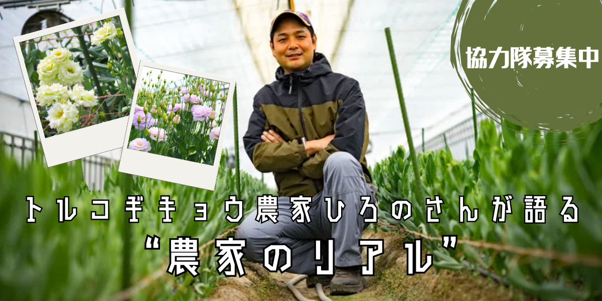 地域おこし協力隊募集☆トルコギキョウ栽培】農家が語る、地域の誇りと