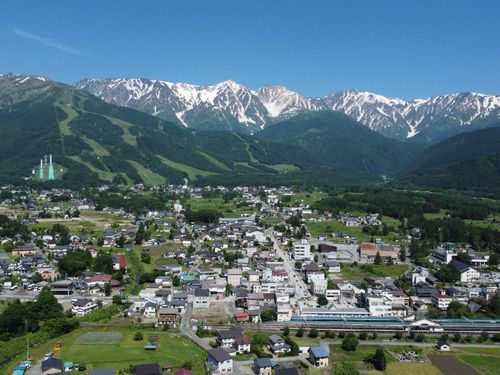 夏の白馬村。