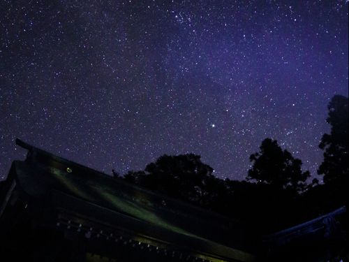 狭野神社の星空