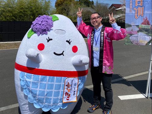 今年の４月に現役隊員の方がイベントに出展している写真です！