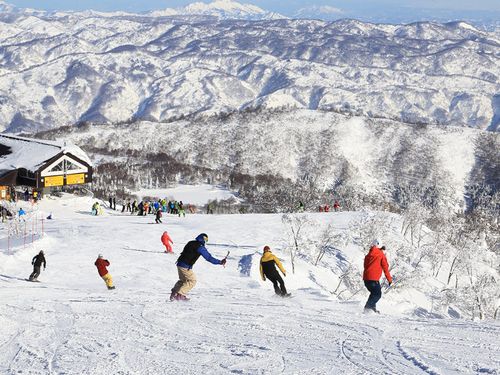 村内の野沢温泉スキー場は国内最大級のスノーリゾート！