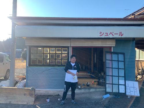 コミュニティスペース改装の様子