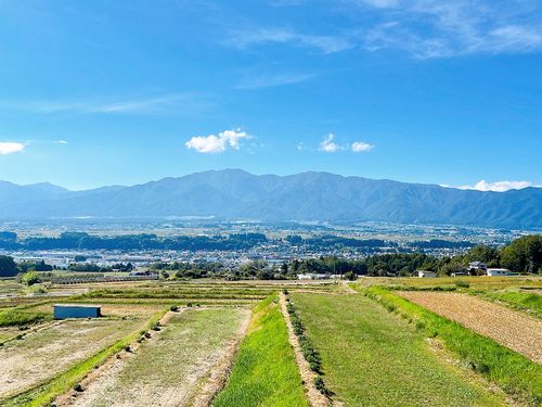 町の絶景スポット「福与展望台」からの景色♪