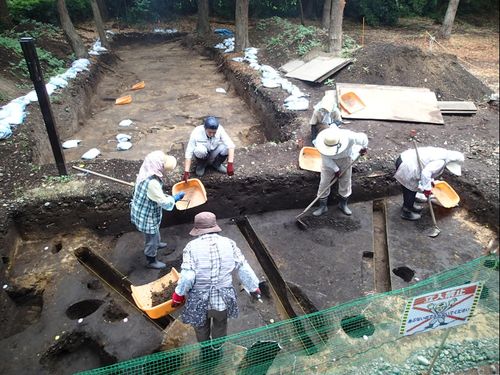 発掘調査（作業イメージ）①