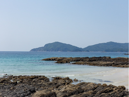 牛深町の海