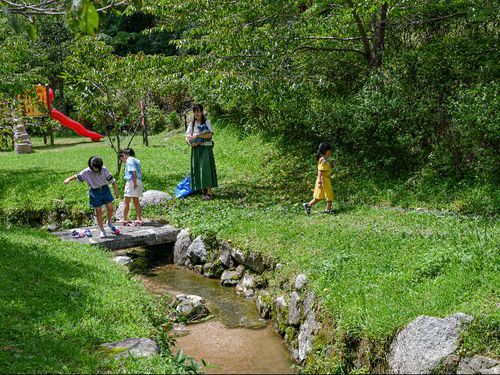 水遊びも楽しい！