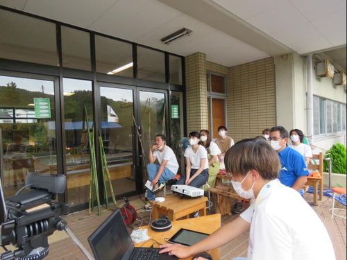 2020.7，日向里cafeからオンラインダイアログ