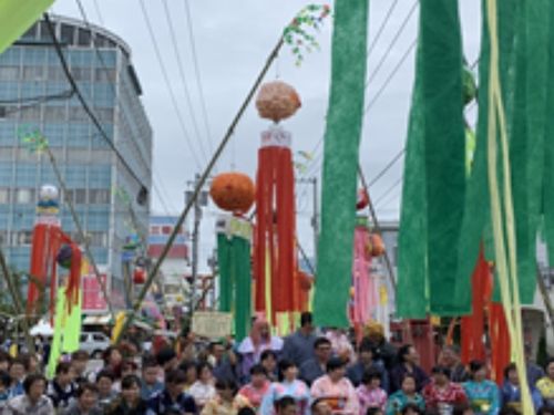 地域のお祭りでにぎわいづくり