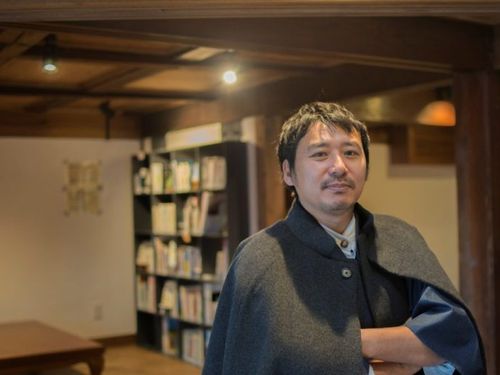 大辻 雄介氏。いつも着物。