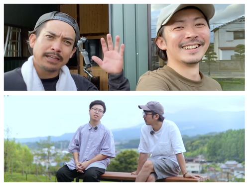 小林市地域おこし協力隊員の池上翔さん（右）