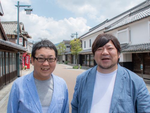 市役所の担当、左が西田で右が山口です。なんでも相談してください！