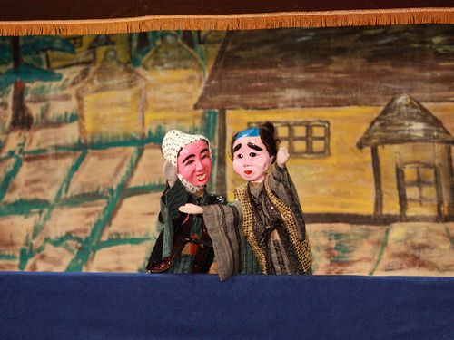 伝統人形劇「金多豆蔵（きんたまめじょ）」人形芝居
