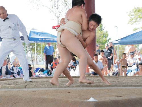 町出身の2名の現役力士が活躍中
