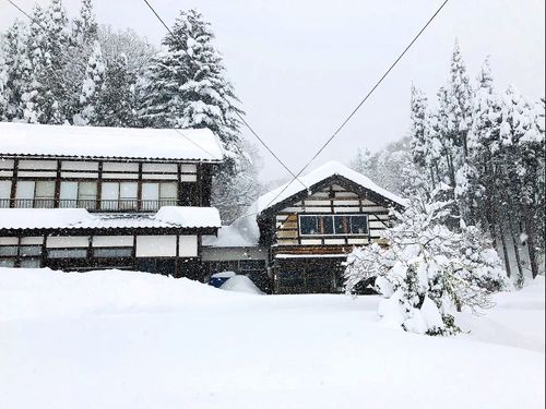 大雪の日の奥能登山間部、リアルに寒いけどこの季節が一番好き
