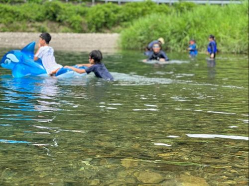 海だけじゃなく、川もキレイです！