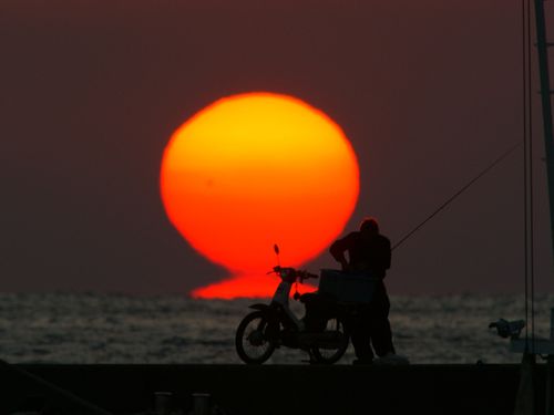 宿毛市／だるま夕日