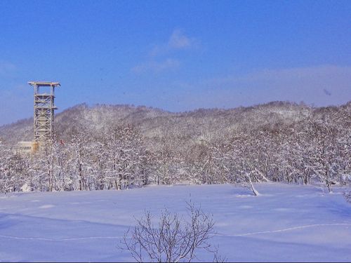 冬の上砂川町