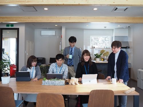 一緒に働くICT推進室メンバーです！