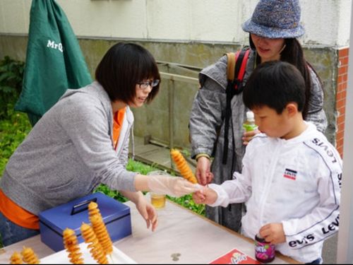協力隊員が出店し、ふるさと祭りに参加しています！