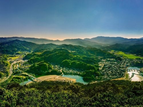 大洲市の風景