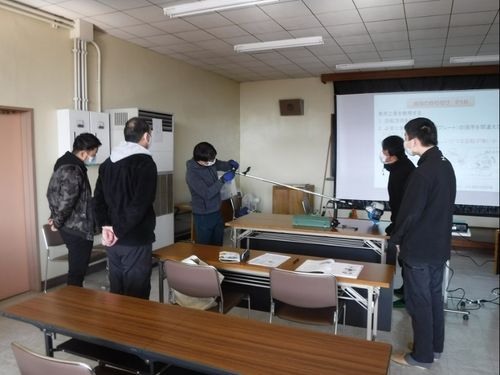 研修の様子（刈払機の安全教育）