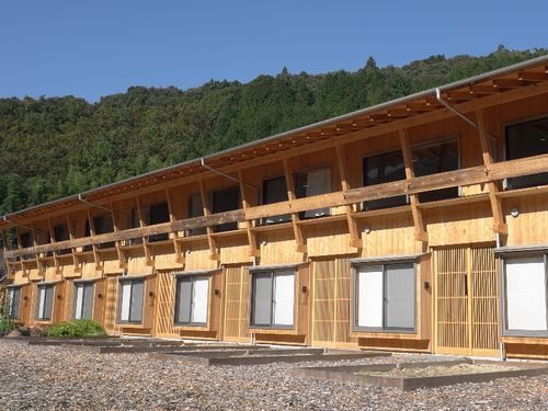 「里山ながや・星野川」。この一室で里山暮らしを体験します