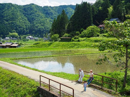 美しい里山風景が丹波篠山の魅力です。
