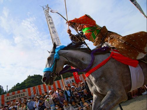 伝統文化「流鏑馬」を今に伝えています。