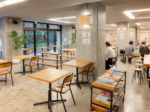 佐賀県庁B1階にあるカフェテリア「SAGA CHIKA」