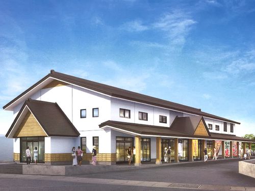 リニューアルオープンする金木観光物産館(外観)のイメージ図です！