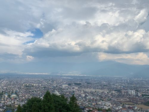 地附山からの長野市街