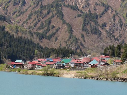 勤務先から見える風景（大志集落）