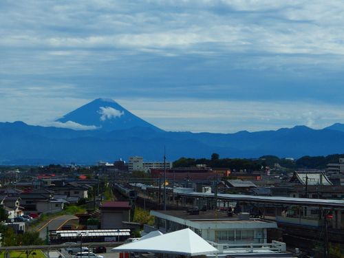 韮崎駅からの富士山
