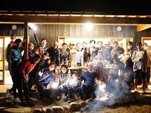 町の方々とのBBQ