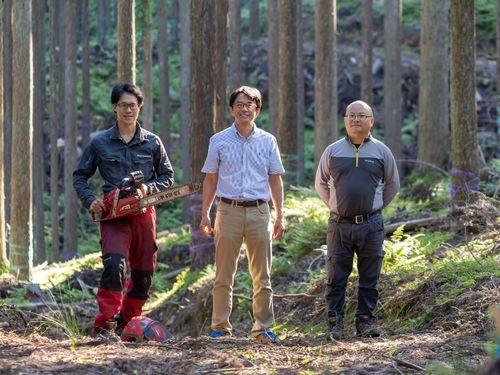 “水”とのつながり活かして山を守る『新しい林業』