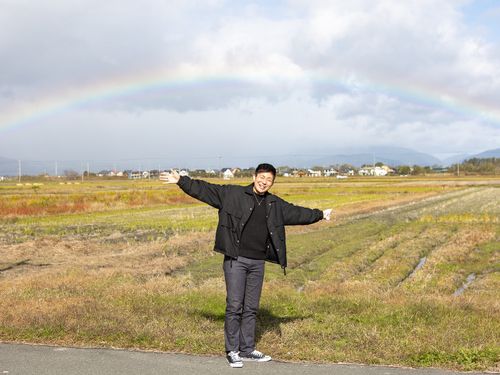 高島市はよく虹がでます。自然を感じる地方で働きませんか？