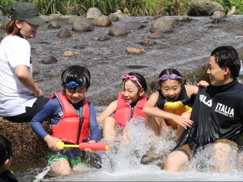 子ども達と川遊びイベント