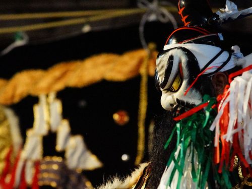 疫神を退治する演目「鍾馗」の１シーン