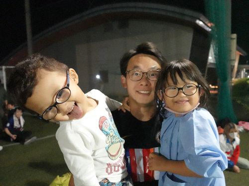 キャプテンはじめちゃん。愛する妻と3人の子の声援を背に走り続けます！