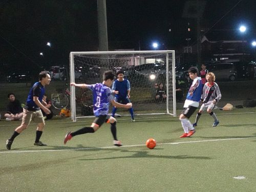 隊員チーム（青ゼッケン）VSその他チームで試合をしました！