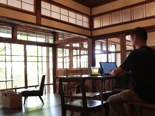 ao cafeにて