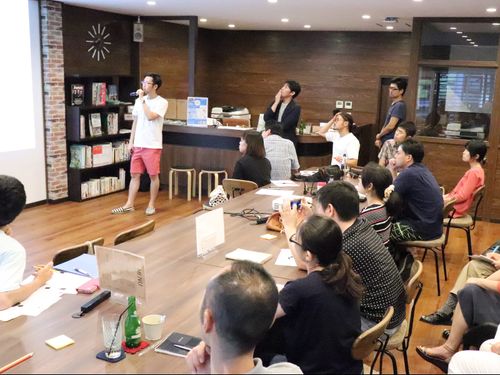 コワーキングスペースでのイベントの様子 