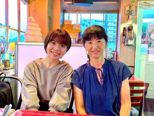 中学2年生だったエリさんと、7年ぶりに再会！女子トークに花が咲いたとか＾＾
