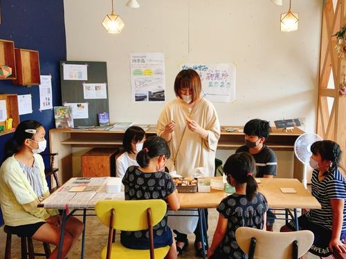 子供向けハンコのワークショップ