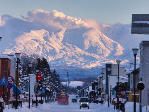 冬の市街地！
