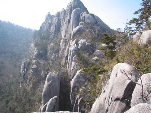大崩山（下わく塚付近）