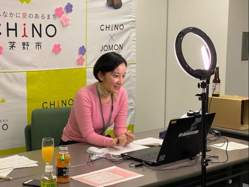 前回のイベントの様子（司会者）