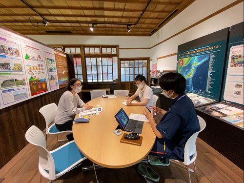 萩ジオパークの総本山!? 推進協議会のオフィスで楽しいコンテンツを企画中!!