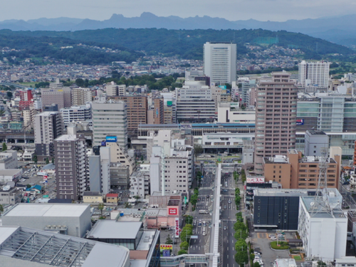高崎駅周辺の様子