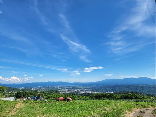 八ヶ岳方向を望む場所から